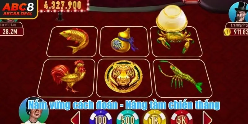 Nâng cao chiến thắng nhờ nắm vững cách đoán bầu cua