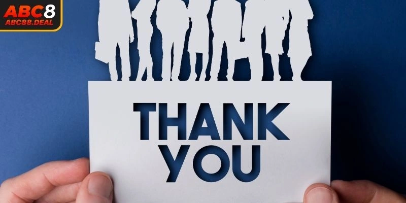 Nguyễn Duy gửi lời cảm ơn tới đối tác và hội viên ABC8